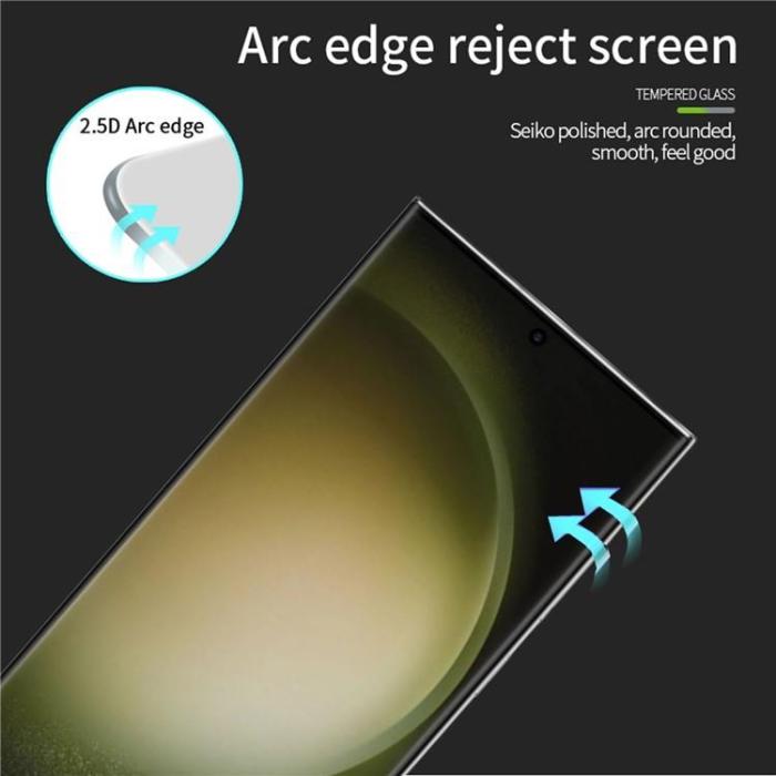 OEM - [2-PACK] Galaxy S24 Plus Härdat Glas Skärmskydd - Svart