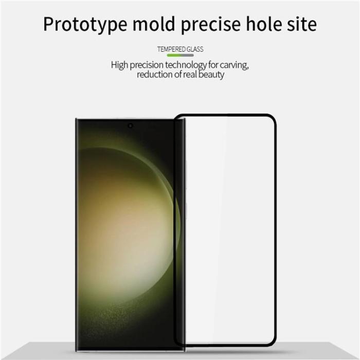 OEM - [2-PACK] Galaxy S24 Plus Härdat Glas Skärmskydd - Svart