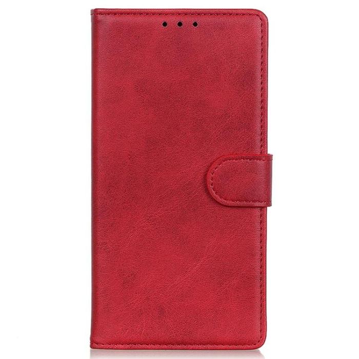 A-One Brand - Galaxy Xcover 6 Pro Plånboksfodral PU Läder - Röd
