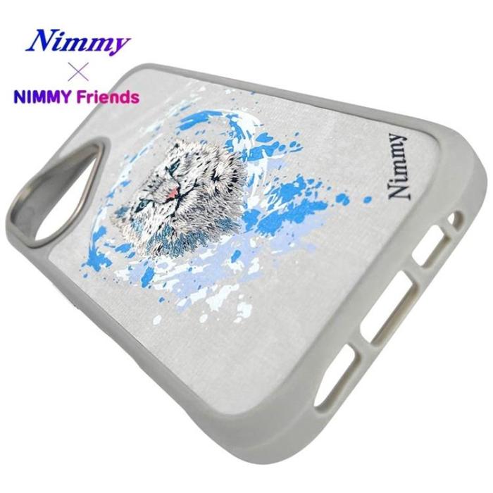 NIMMY - Nimmy iPhone 16 Mobilskal MagSafe Panther - Ljusgrå
