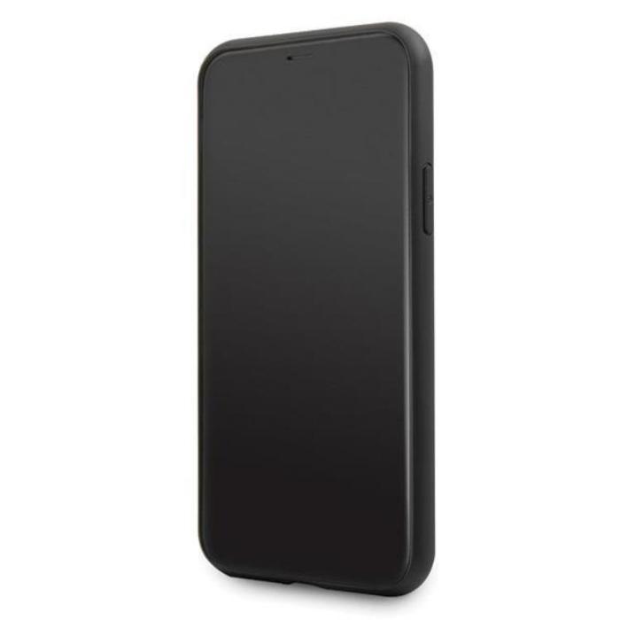 UTGATT5 - Guess 4G Double Layer Glitter Skal iPhone 11 Pro - Röd