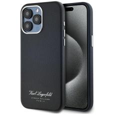 KARL LAGERFELD - Karl Lagerfeld Mobilskal till iPhone 15 Pro MagSafe hotel RSG - Svart