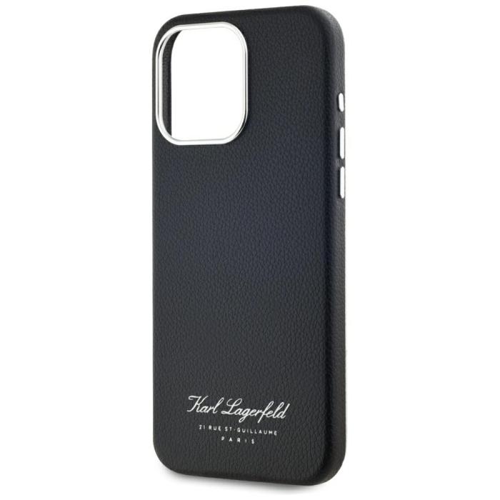 KARL LAGERFELD - Karl Lagerfeld Mobilskal till iPhone 15 Pro MagSafe hotel RSG - Svart