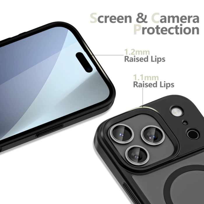 Tech-Protect - Tech-Protect iPhone 17 Pro Max Mobilskal Magsafe Matte - Svart