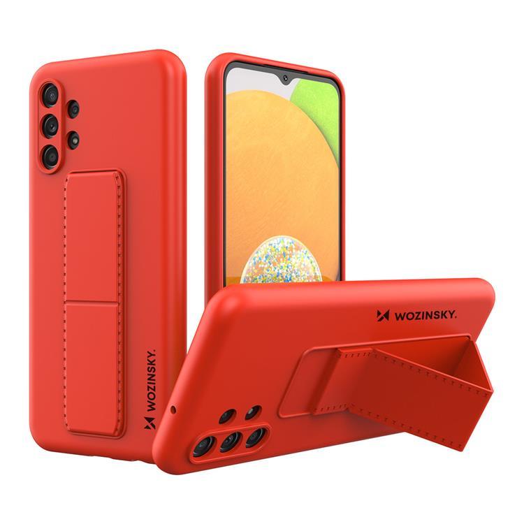 Wozinsky Galaxy A13 5G Skal Kickstand Silicone - Röd | 2353 | AlltMobil