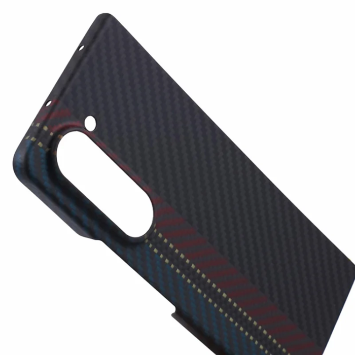 A-One Brand - Galaxy Z Fold 5 5G Mobilskal Aramid Fiber 1500D - Color Stripes