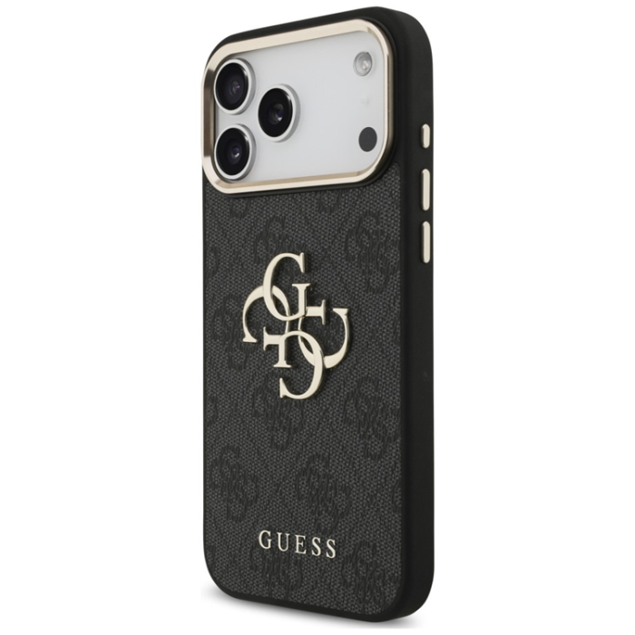 Guess - Guess Mobilskal för iPhone 18 Pro/17 Pro med Rem Metal Trims Logo
