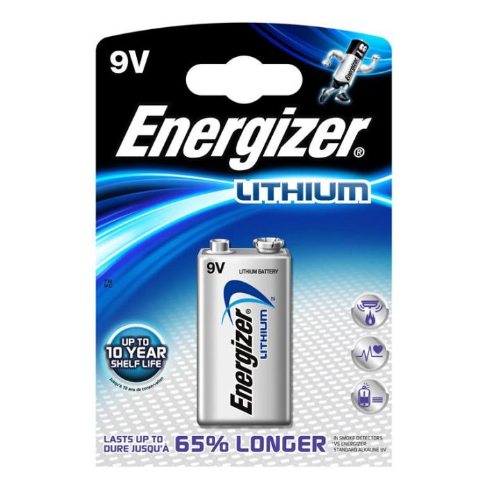 UTGATT1 - ENERGIZER Batteri 9V/6LR61 Ultimate Lithium 1-pack