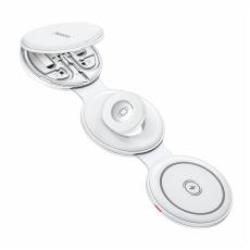 Yesido - YESIDO 5in1 Trådlös Laddare iPhone, Apple Watch, Airpods DS29 - Vit