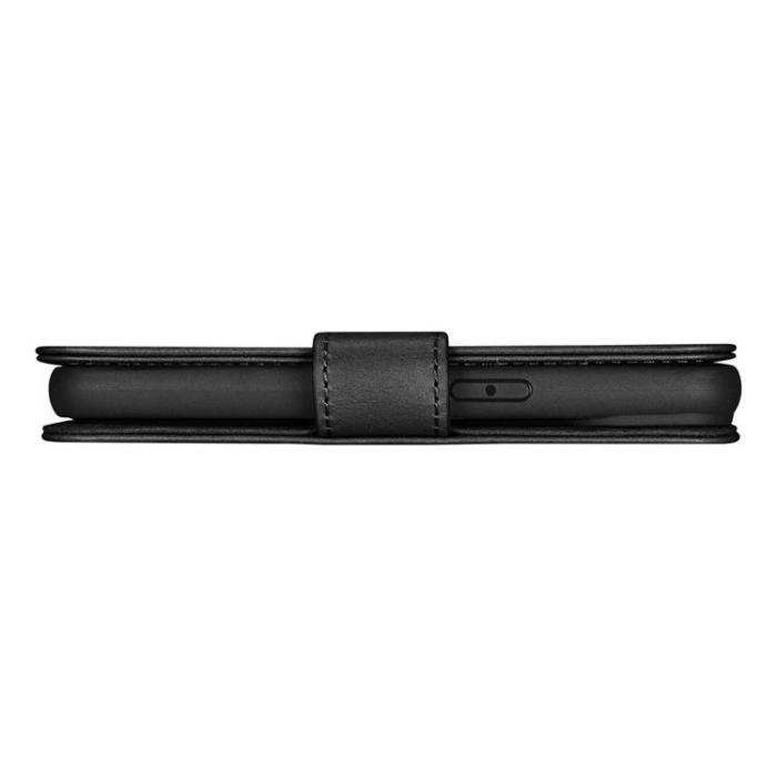 ICARER - iCarer iPhone 14 Plus Plånboksfodral 2in1 Äkta Läder Anti-RFID - Svart
