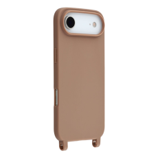 A-One Brand - iPhone 17 Air Mobilskal TPU med Hål för Rem - Brun