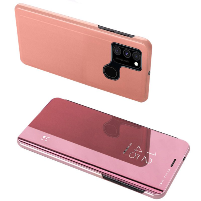 UTGATT1 - Galaxy A12(2020/2021)/M12 Mobilfodral Clear View - Rosa