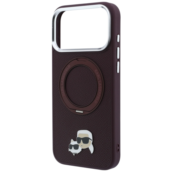 KARL LAGERFELD - Karl Lagerfeld Mobilskal För iPhone 18 Pro Magsafe Ringhållare 360