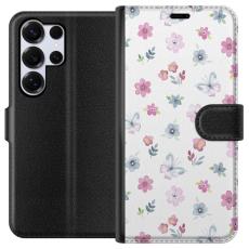 iSecrets - Plånboksfodral till Samsung Galaxy S25 Ultra med Blommor och fjärillar