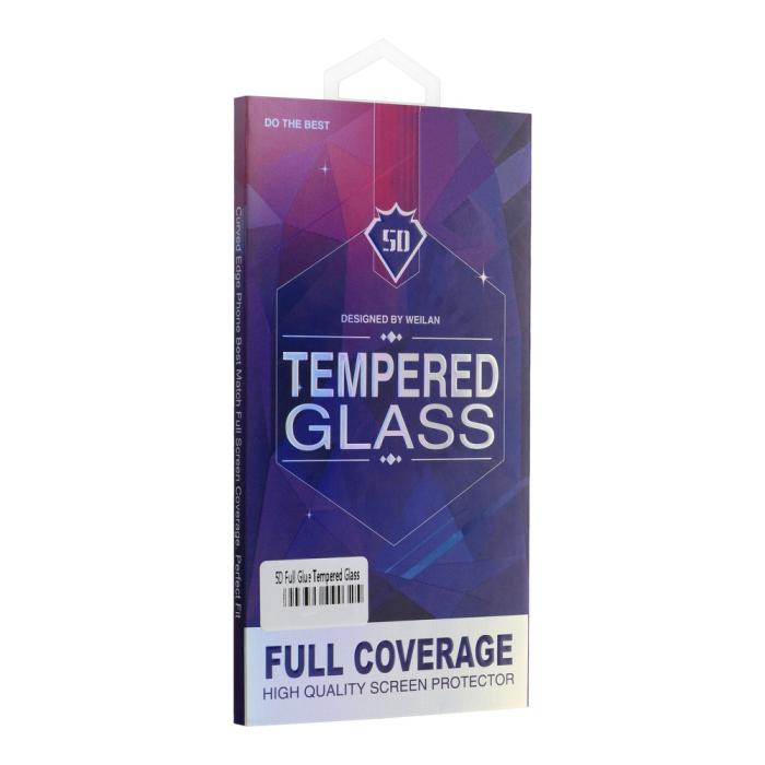 OEM - 5D Härdat Glas till Xiaomi Redmi Note 8 Svart