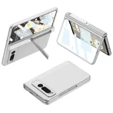 GKK - GKK Google Pixel Fold Mobilskal Kickstand Hård PC - Silver