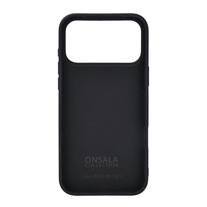 Onsala - ONSALA iPhone 17 Pro Max Mobilskal med Silikonkänsla - Svart