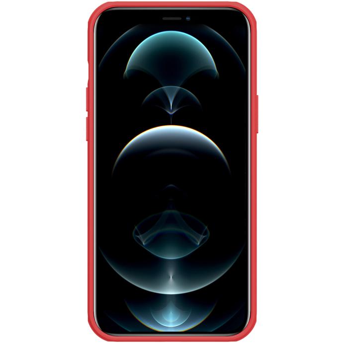Nillkin - Nillkin Super Frosted Shield Pro Skal iPhone 13 Pro Max - Röd
