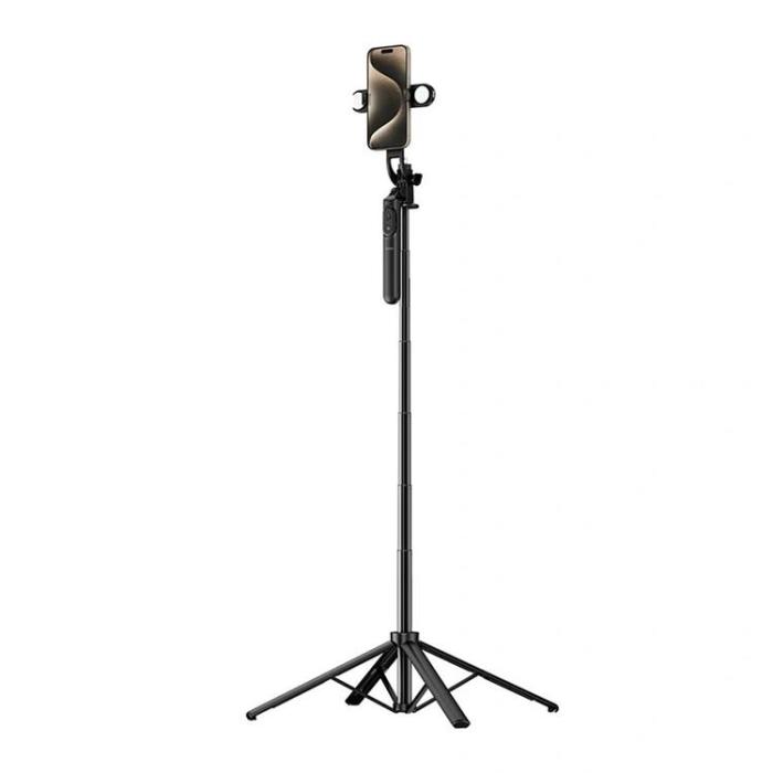 WIWU - WiWU Selfie Stick Tripod och Dubbel LED-lampa Wi-SE012