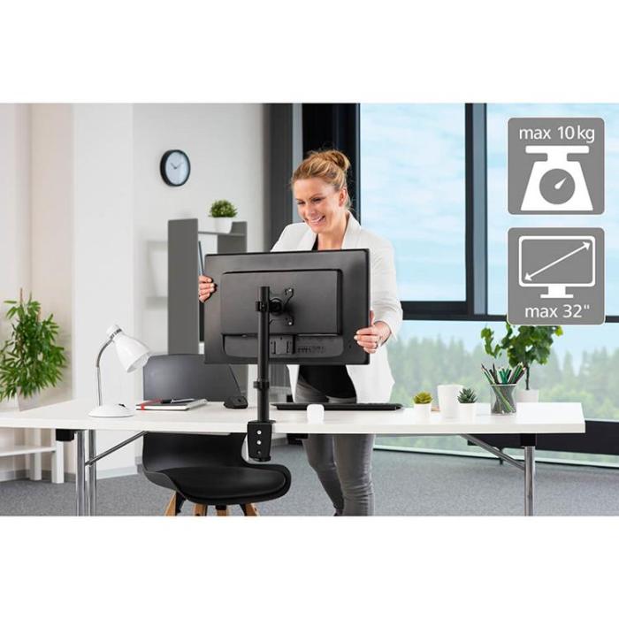 Hama - Hama Monitorfäste För En Monitor - Svart
