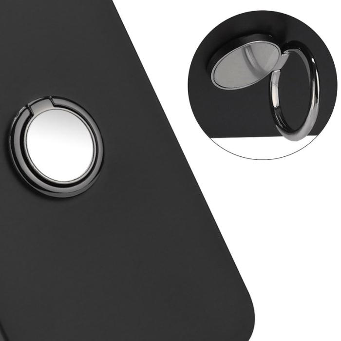 OEM - Mobilskal till Samsung Galaxy S26 Ultra Ring Kickstand Mjuk TPU Matt - Svart