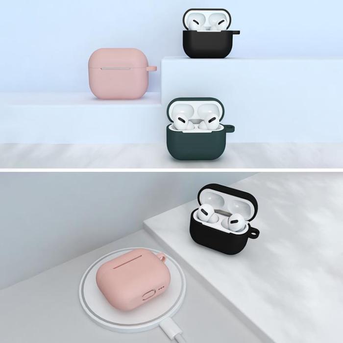 OEM - AirPods 3 Skal Silicone Hörlurar Hook - Blå