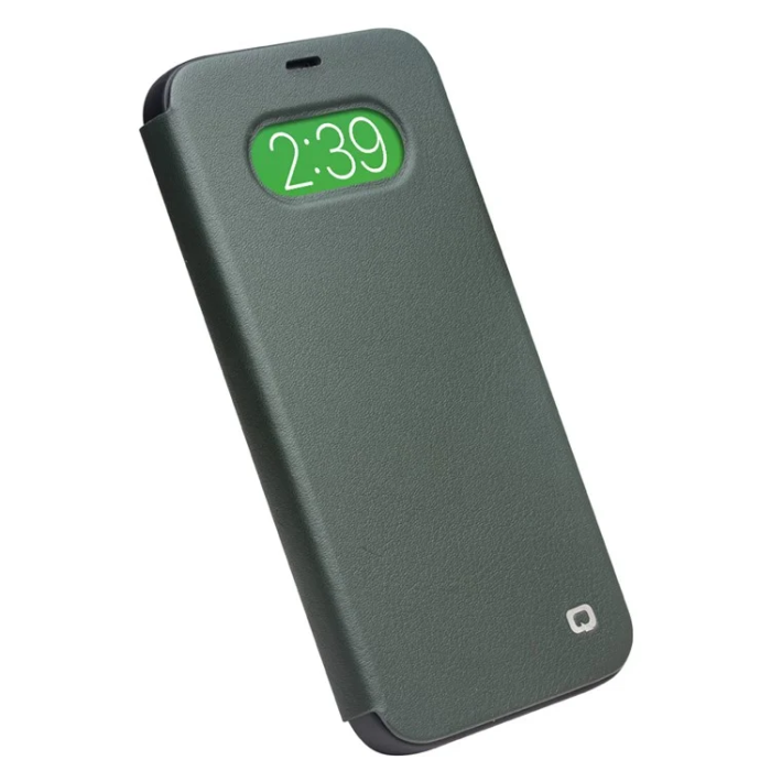 QIALINO - QIALINO iPhone 12 Pro Max Fodral Äkta Läder Cowhide