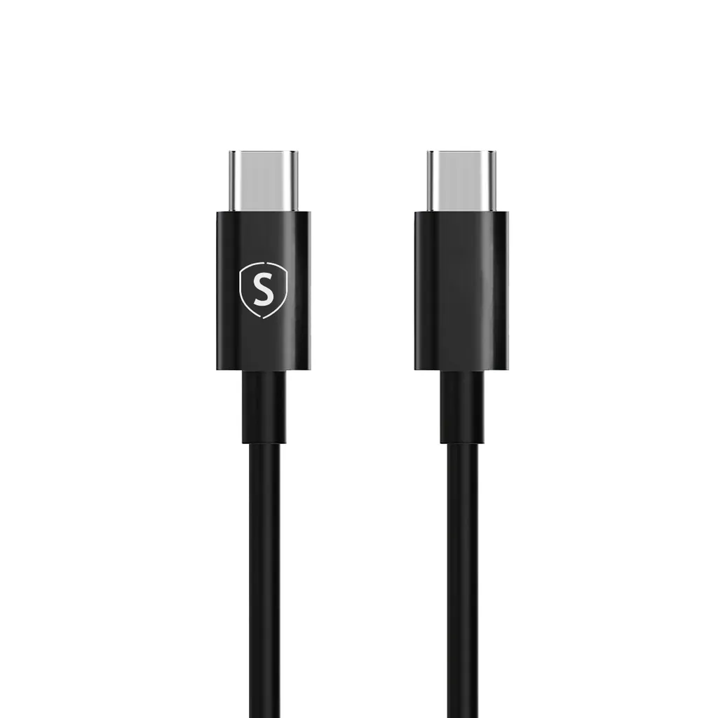SiGN USB-C till USB-C Kabel 60W 0.25m - Svart | 3541 | AlltMobil