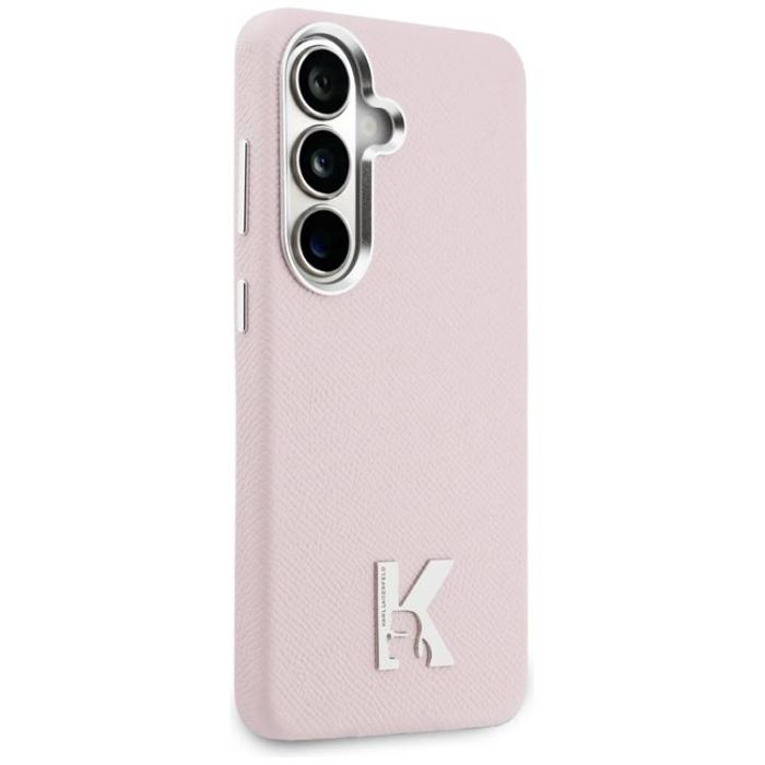 KARL LAGERFELD - Karl Lagerfeld Mobilskal För Galaxy S26 MagSafe K Metal Logo - Rosa