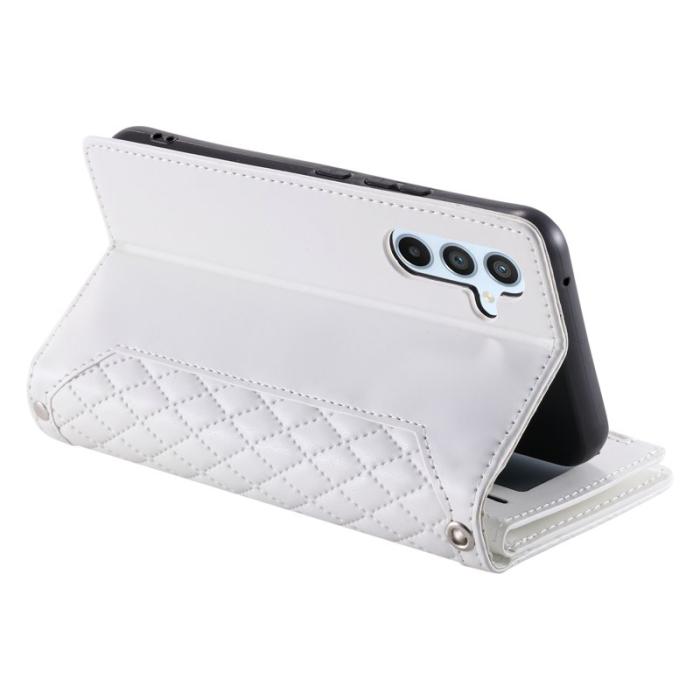 OEM - Samsung Galaxy A57 Plånboksfodral Konstläder - Vit