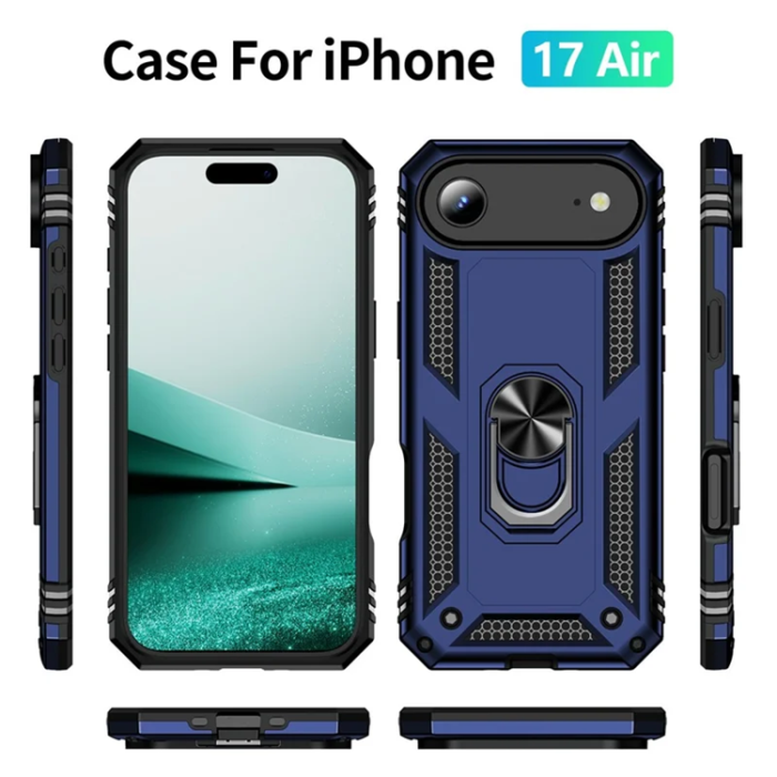 A-One Brand - iPhone 17 Air Mobilskal med Kickstand - Blå