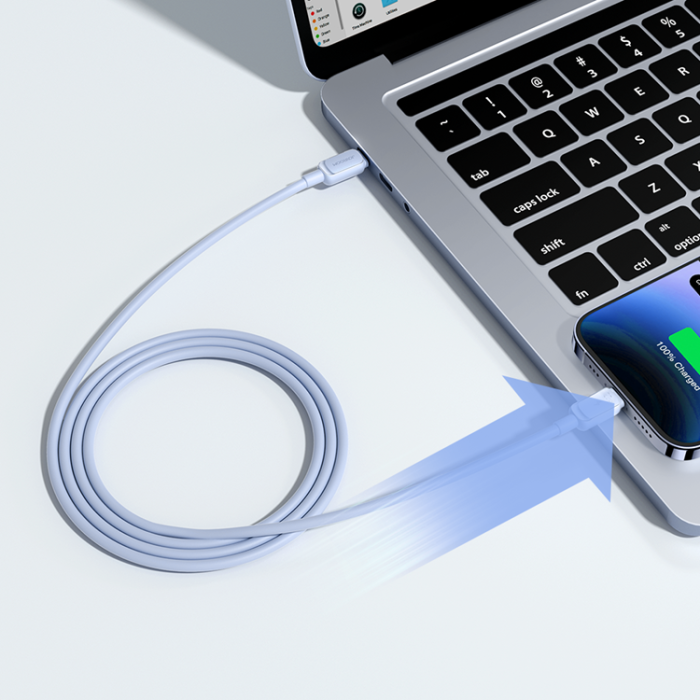 Joyroom - Joyroom USB-C till lightning kabel 20W 1.2m - Blå