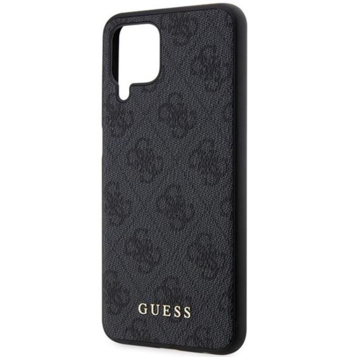 Guess - Guess Galaxy M33 5G Mobilskal Metall Guld Logo - Grå