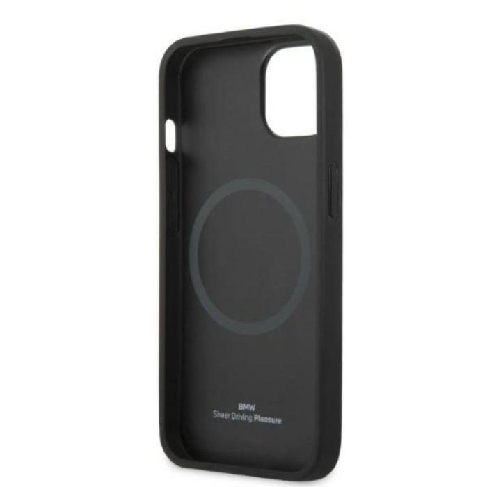 BMW - BMW iPhone 14 Plus Skal Magsafe Signature Logo Imprint - Svart