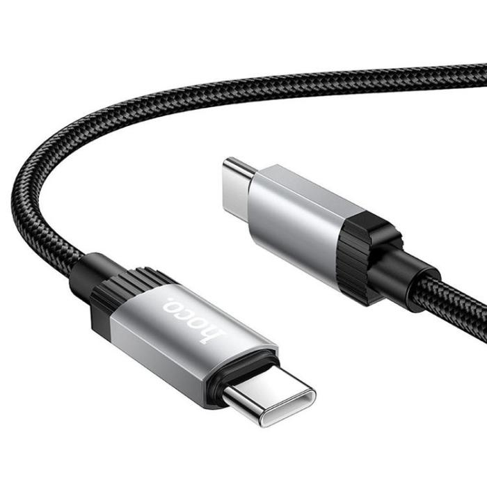 Hoco - HOCO USB-C till USB-C 60W Kabel 3A 1m X117 - Svart