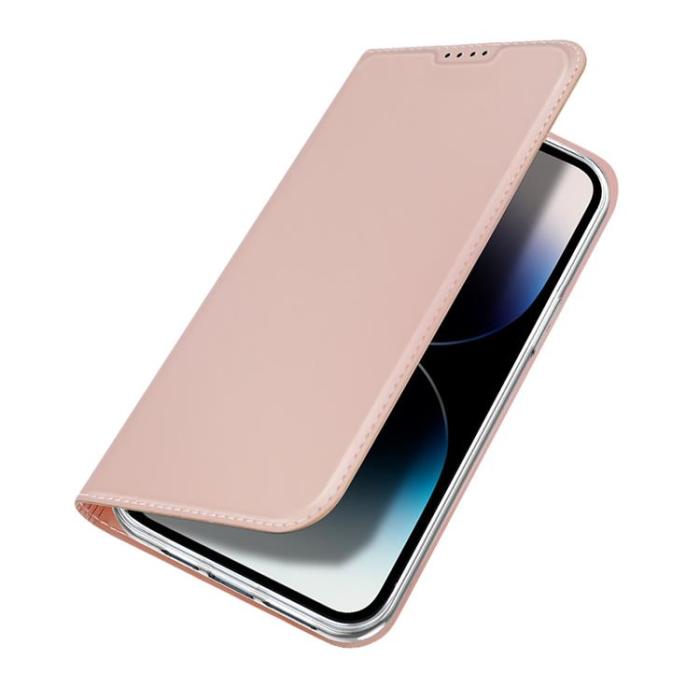 Dux Ducis - Dux Ducis iPhone 15 Pro Max Plånboksfodral Skin Pro - Rosa
