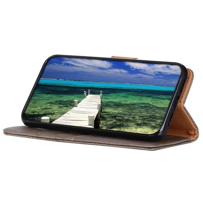 KHAZNEH - KHAZNEH Galaxy S23 FE Plånboksfodral Cowhide - Khaki