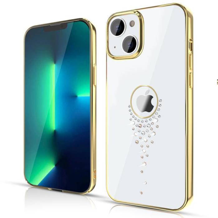 UTGATT5 - Kingxbar Teardrop Sky Series Skal iPhone 13 Pro - Guld