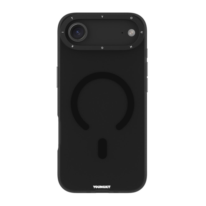 YOUNGKIT - YOUNGKIT iPhone Air Mobilskal MagSafe PET TPU - Transparent Svart