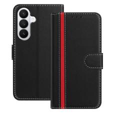OEM - Pl&aring;nboksfodral f&ouml;r Samsung Galaxy S26 Magnetiskt Konstl&auml;der - Svart