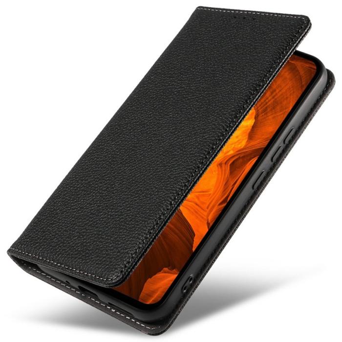 OEM - Plånboksfodral för Samsung Galaxy S26 Magnetiskt Konstläder - Svart