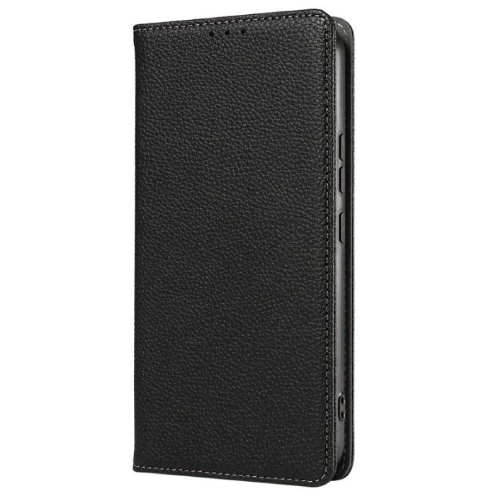 OEM - Plånboksfodral för Samsung Galaxy S26 Magnetiskt Konstläder - Svart