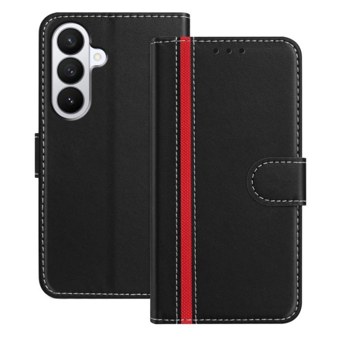 OEM - Plånboksfodral för Samsung Galaxy S26 Magnetiskt Konstläder - Svart