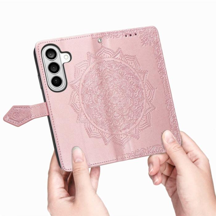 OEM - Plånboksfodral för Samsung Galaxy S26 Konstläder Ställ - Roséguld