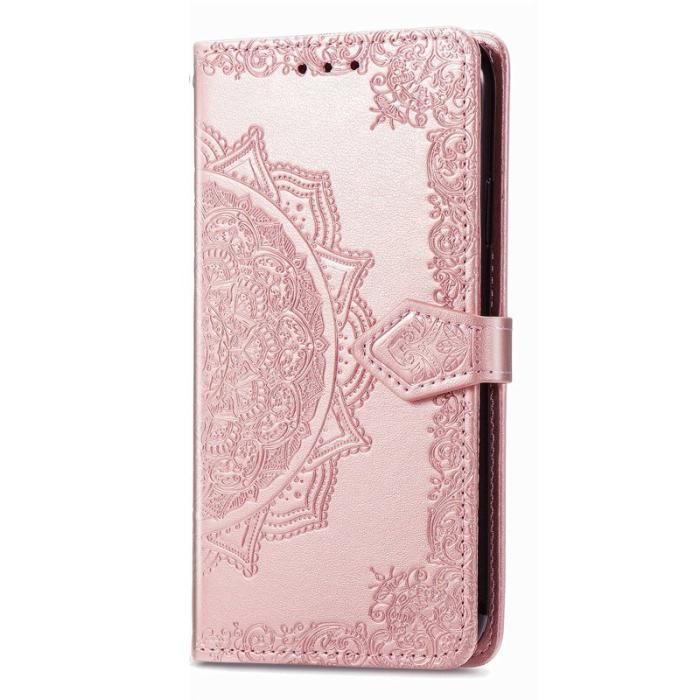 OEM - Plånboksfodral för Samsung Galaxy S26 Konstläder Ställ - Roséguld