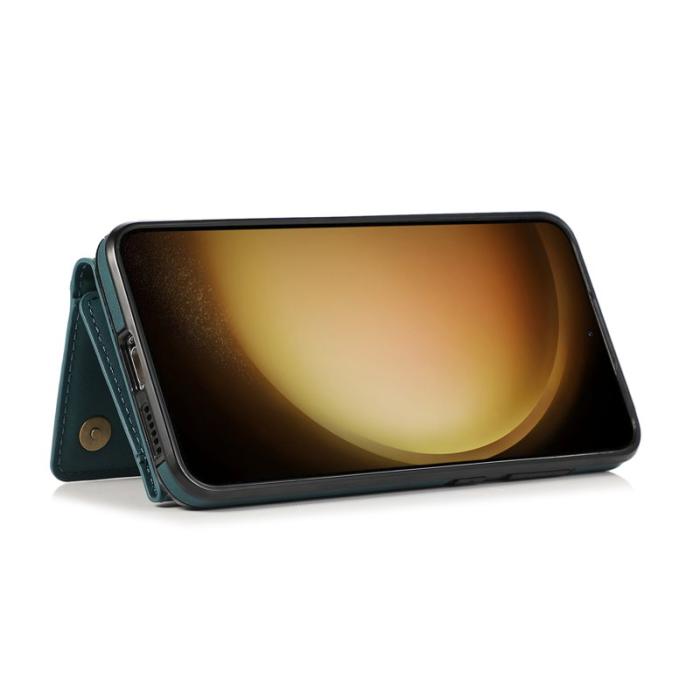 OEM - Plånboksfodral för Samsung Galaxy S26 Tri-Fold Kickstand Konstläder - Blå