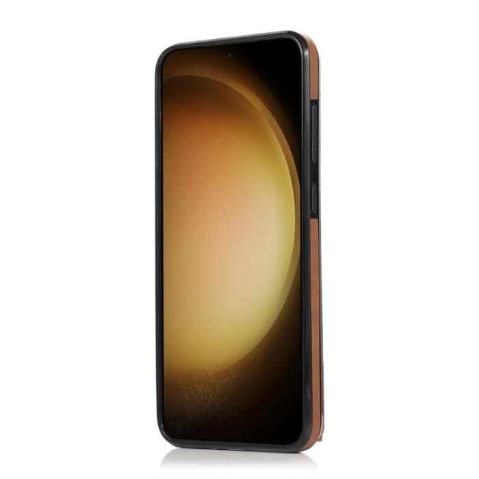 OEM - Plånboksfodral för Samsung Galaxy S26 Tri-Fold Kickstand Konstläder - Brun
