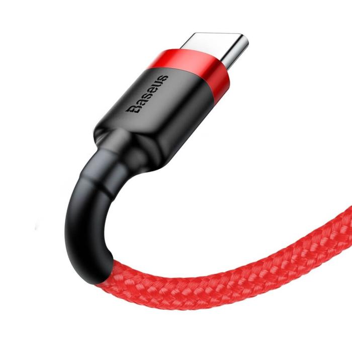 BASEUS - Baseus Cafule USB-C till USB-A kabel QC 3.0 2A 3m Röd