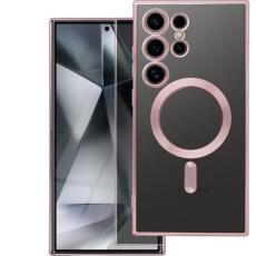 OEM - Galaxy S25 Ultra Mobilskal Magsafe Electro Mag - Rosa Guld