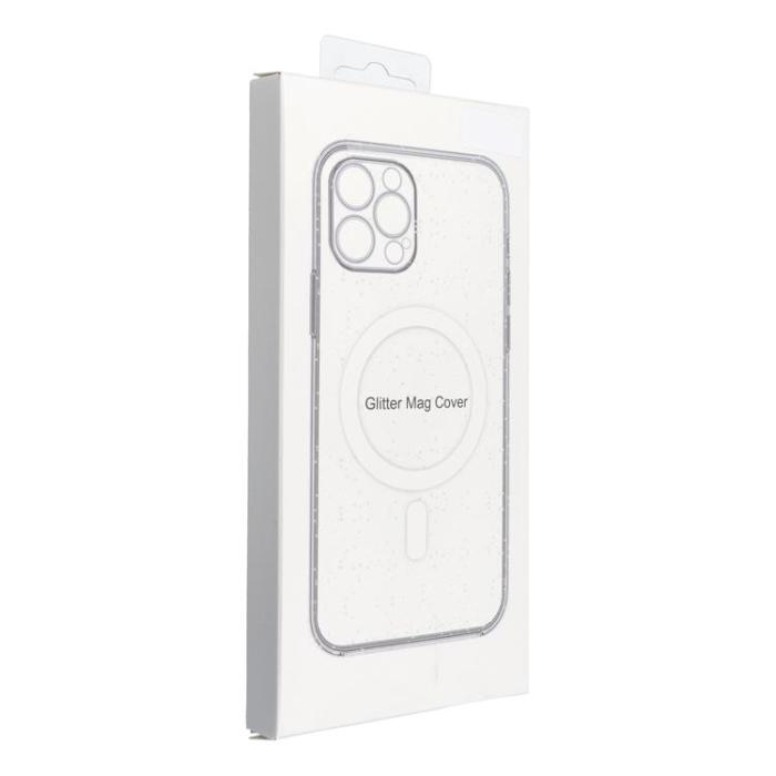 OEM - Galaxy S25 Mobilskal Magsafe Clear - Glitter Transparent